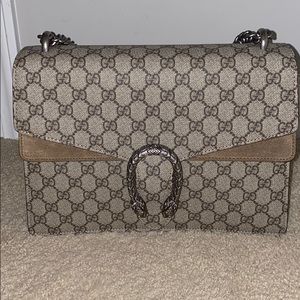 Medium Gucci Taupe Dionysus Purse